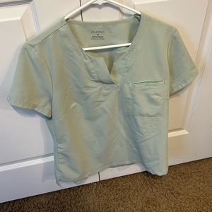 Jaanuu light green scrub set size medium